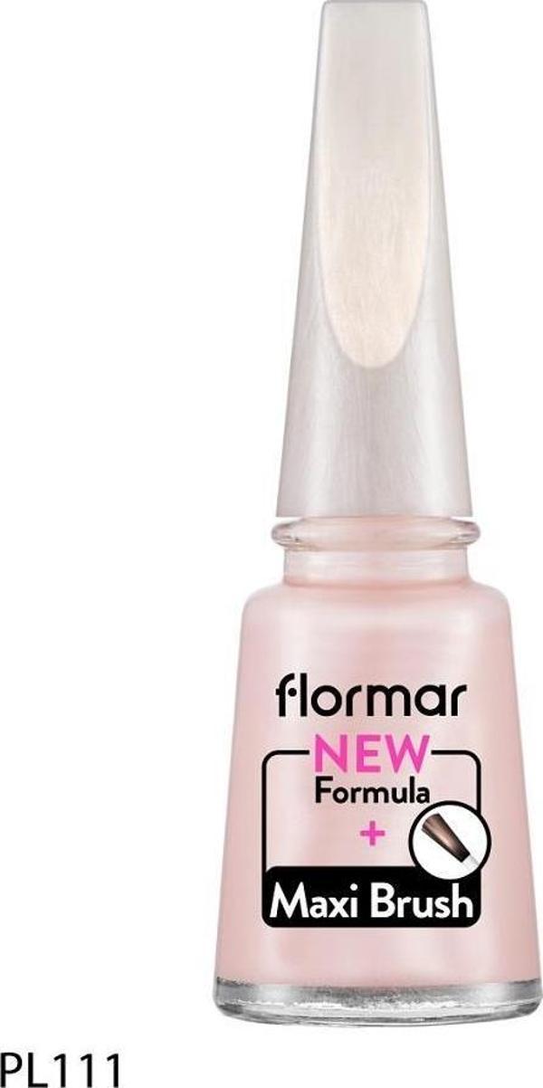 Flormar Oje Pearly Nail Enamel Pl111 Pink Ivory New - Image 1