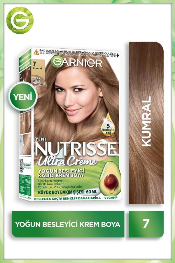 Garnier Nutrisse Yoğun Besleyici Kalıcı Krem Saç Boyası 7 Kumral - Image 1