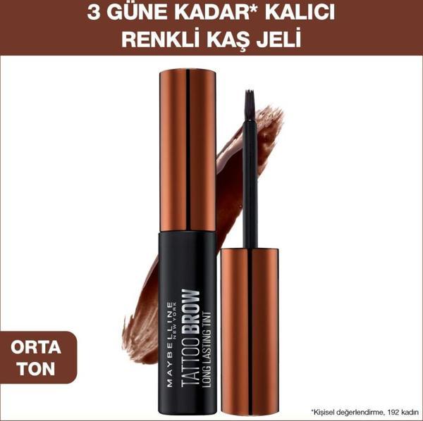 Maybelline New York Brow Tattoo Geçici Kaş Dövmesi - Orta Ton - Image 1