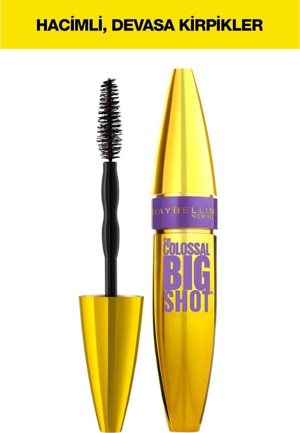 Maybelline New York The Colossal Big Shot Siyah Maskara - Image 1