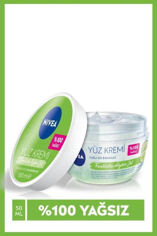 Ferahlatıcı Hydro Jel Yüz Bakım Kremi 100ml, Hyaluronik Asit, - Image 1