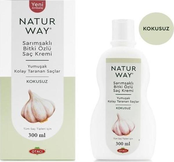 Otacı Naturway Sarımsaklı Bitki Özlü Saç Kremi 300 ml - Image 1
