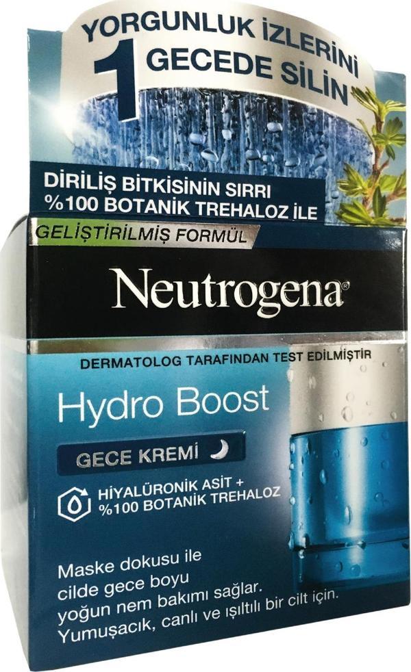 Neutrogena Hydro Boost Hiyalüronik Asit Botanik Trehaloz Gece Kremi 50 ml - Image 1