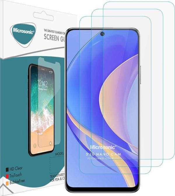 Microsonic Huawei Nova Y90 Screen Protector Nano Glass Cam Ekran Koruyucu (3`lü Paket) - Image 1