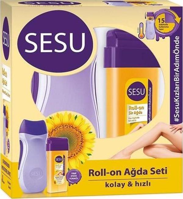Sesu Roll-On Sir Ağda Set Ayçiçek - Image 1