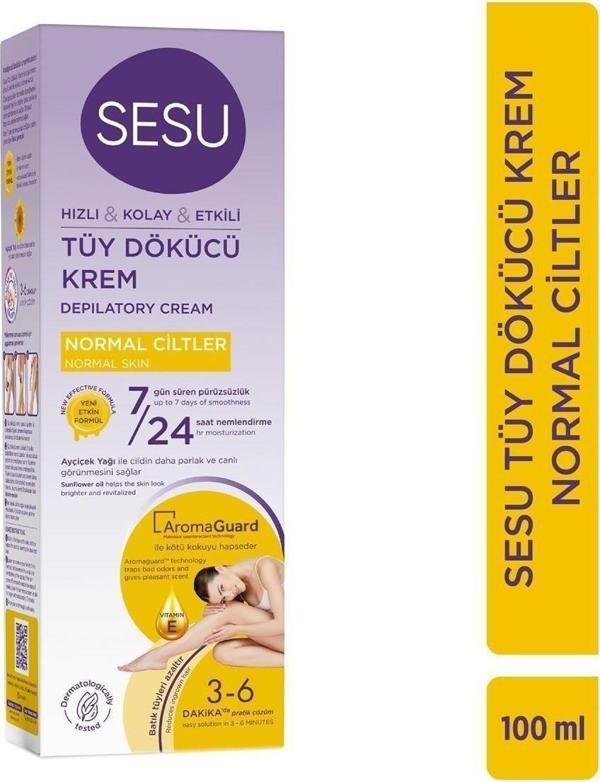 Sesu Tüy Dökücü Krem Normal Ciltler 100 Ml - Image 1
