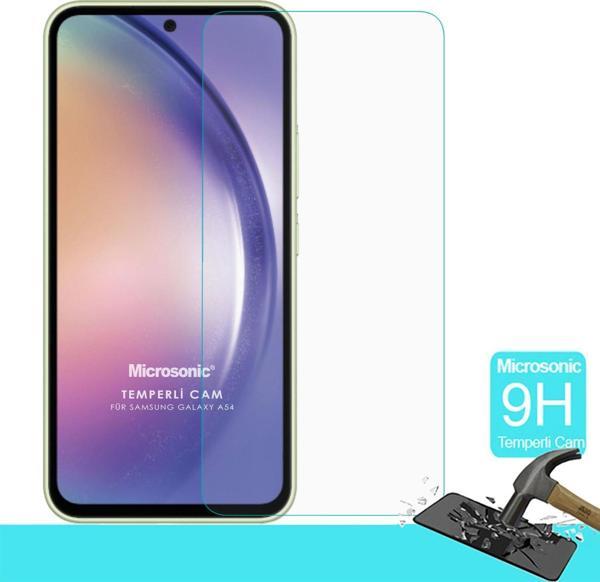 Microsonic Samsung Galaxy A54 Tempered Glass Cam Ekran Koruyucu - Image 1