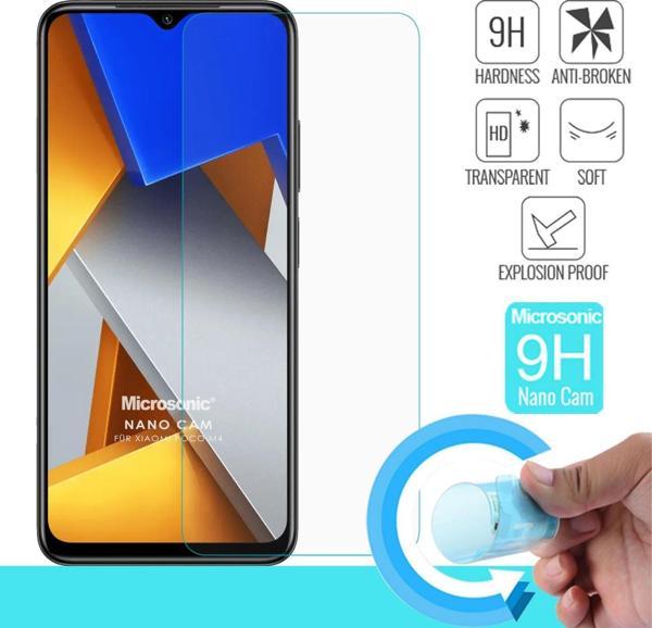 Microsonic Xiaomi Poco M4 Nano Glass Cam Ekran Koruyucu - Image 1