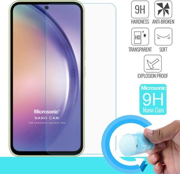 Microsonic Samsung Galaxy A54 Nano Glass Cam Ekran Koruyucu - Image 1