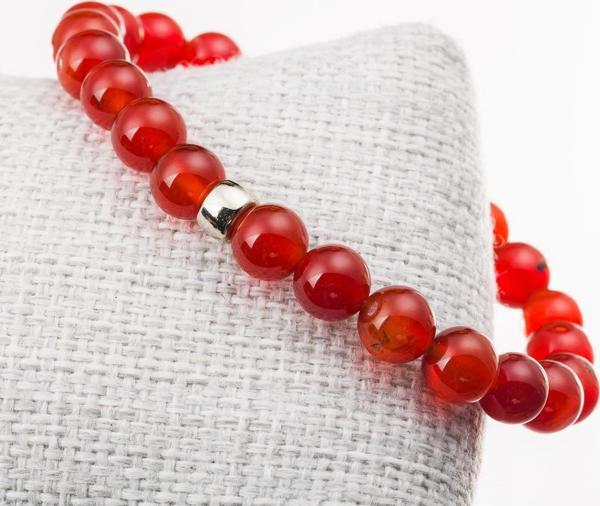 Taşta Moda Akik Taşı Bileklik-8 Mm - Image 1