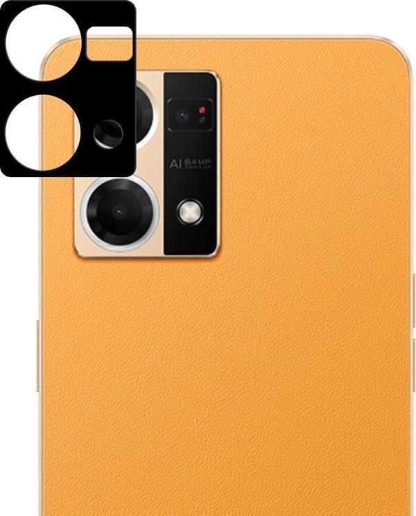 Microsonic Oppo Reno 7 4G Kamera Lens Koruma Camı V2 Siyah - Image 1