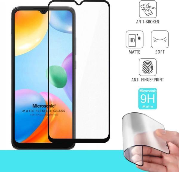 Microsonic Xiaomi Poco C40 Seramik Matte Flexible Ekran Koruyucu Siyah - Image 1