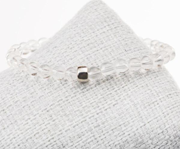 Taşta Moda Kristal Kuvars Taşı Bileklik-6 Mm - Image 1