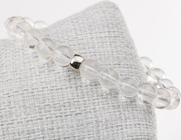 Taşta Moda Kristal Kuvars Taşı Bileklik-8 Mm - Image 1
