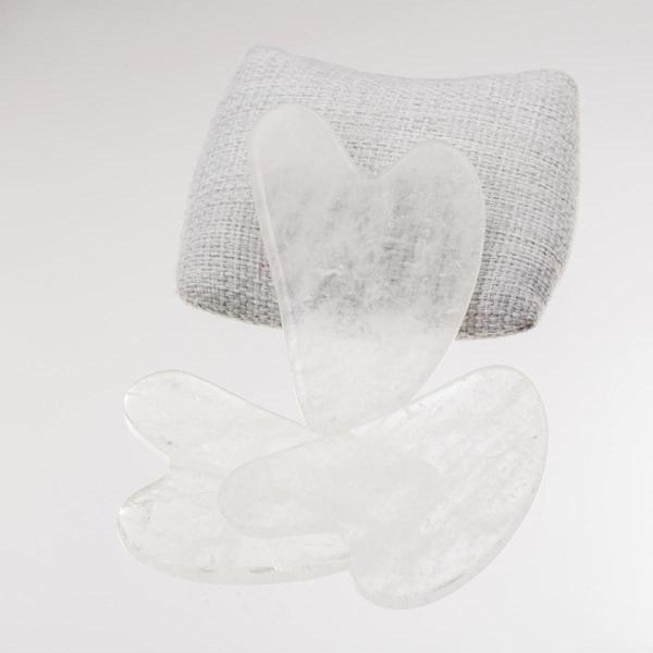 Taşta Moda Kristal Kuvars Taşı Yüz Masaj Aleti-Gua Sha - Image 1