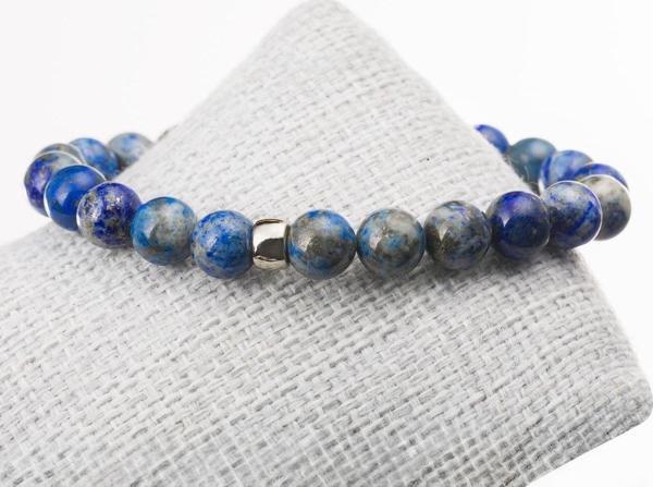 Taşta Moda Lapis Lazuli Taşı Bileklik-8 Mm - Image 1