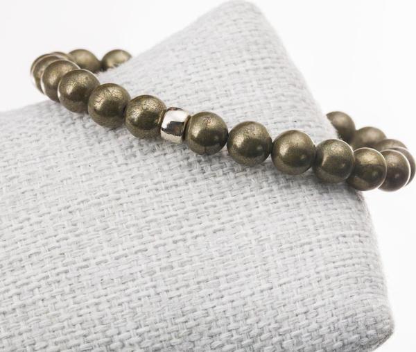 Taşta Moda Pirit Taşı Bileklik-8 Mm - Image 1