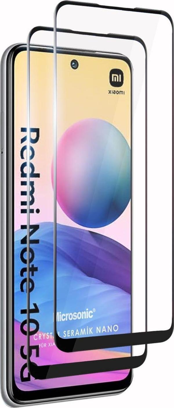 Microsonic Xiaomi Redmi Note 11 SE Crystal Seramik Nano Ekran Koruyucu Siyah (2 Adet) - Image 1