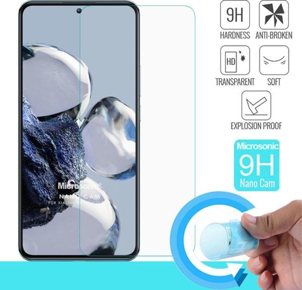 Microsonic Xiaomi Mi 12T Nano Glass Cam Ekran Koruyucu - Image 1
