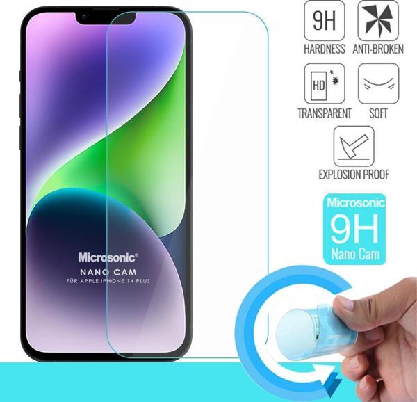 Microsonic Apple iPhone 14 Plus Nano Glass Cam Ekran Koruyucu - Image 1