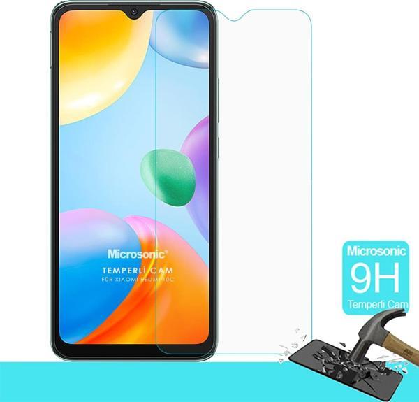 Microsonic Xiaomi Poco C40 Tempered Glass Cam Ekran Koruyucu - Image 1