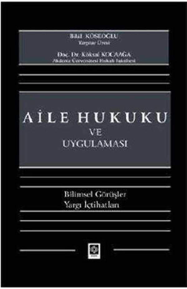 Aile Hukuku ve Uygulaması - Ekin Basım Yayın - Image 1