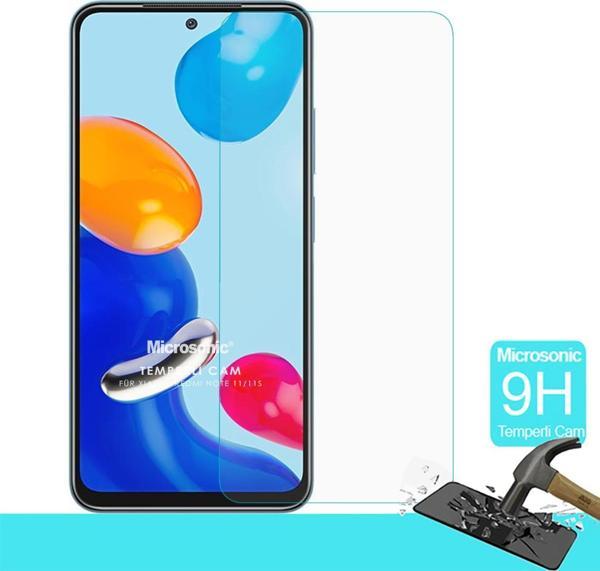 Microsonic Xiaomi Redmi Note 11 Tempered Glass Cam Ekran Koruyucu - Image 1