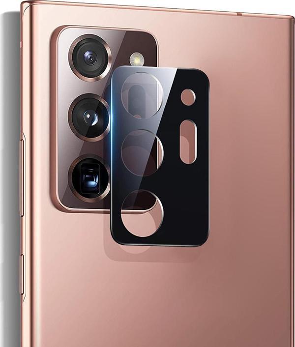 Microsonic Samsung Galaxy Note 20 Ultra Kamera Lens Koruma Camı V2 Siyah - Image 1