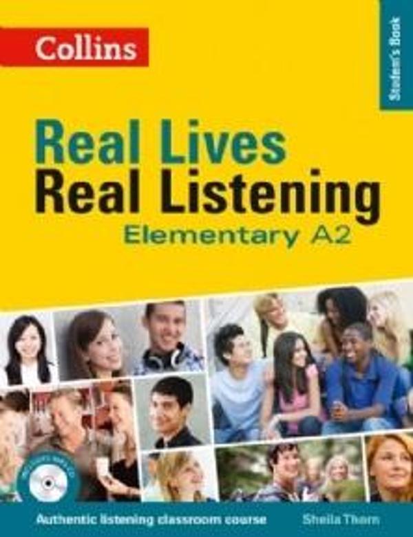 Real Lives Real Listening Elementary A2 +MP3 CD - Collins - Image 1
