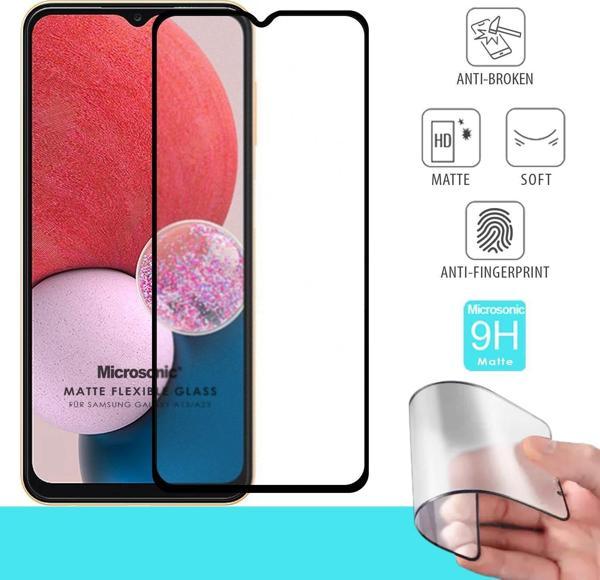 Microsonic Samsung Galaxy A13 5G Seramik Matte Flexible Ekran Koruyucu Siyah - Image 1