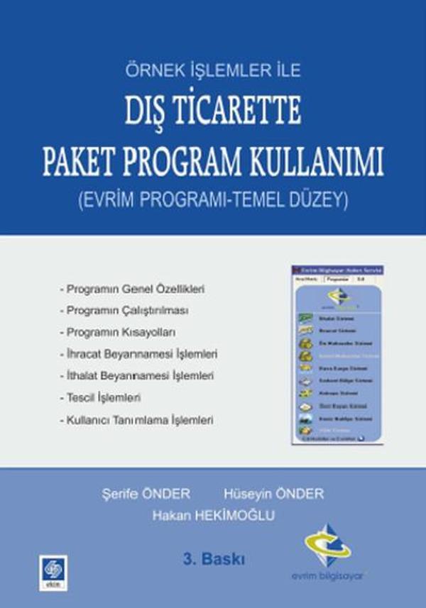 Örnek İşlemler ile Dış Ticarette Paket Program Kullanımı - Ekin Basım Yayın - Image 1
