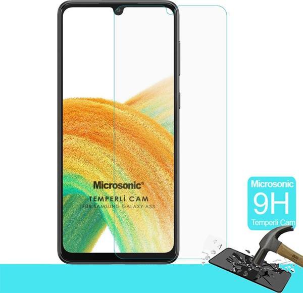 Microsonic Samsung Galaxy A33 5G Tempered Glass Cam Ekran Koruyucu - Image 1
