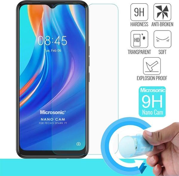 Microsonic TECNO Spark 7T Nano Glass Cam Ekran Koruyucu - Image 1