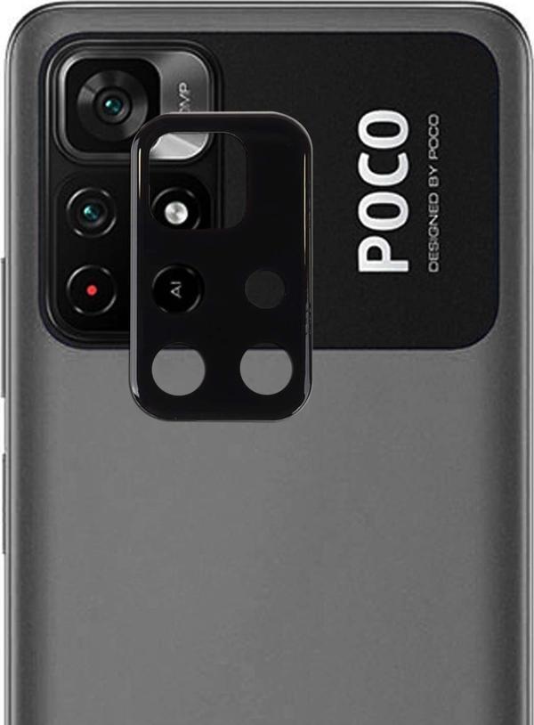 Microsonic Xiaomi Poco M4 Pro Kamera Lens Koruma Camı V2 Siyah - Image 1
