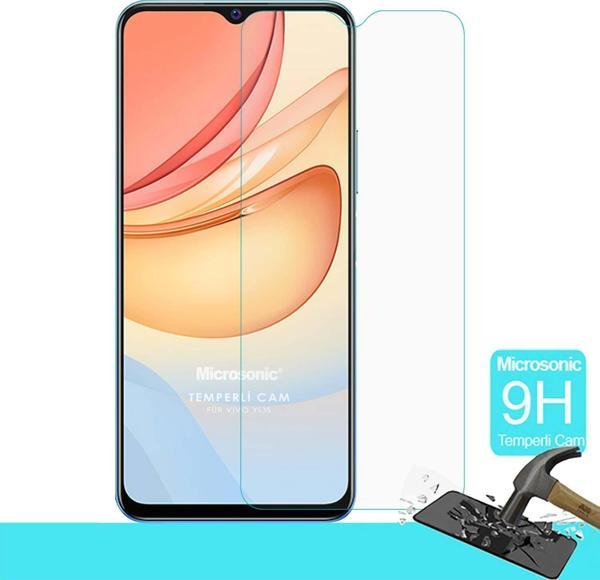 Microsonic Vivo Y53s Tempered Glass Cam Ekran Koruyucu - Image 1