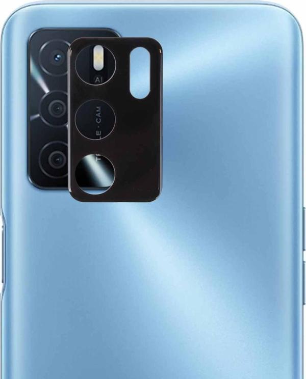 Microsonic Oppo A16 Kamera Lens Koruma Camı V2 Siyah - Image 1