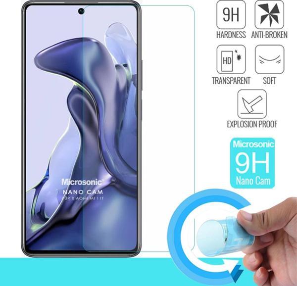 Microsonic Xiaomi Mi 11T Nano Glass Cam Ekran Koruyucu - Image 1