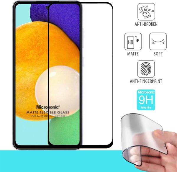 Microsonic Samsung Galaxy A52s Seramik Matte Flexible Ekran Koruyucu Siyah - Image 1