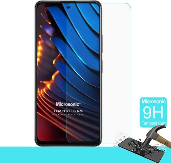 Microsonic Xiaomi Poco X3 GT Tempered Glass Cam Ekran Koruyucu - Image 1