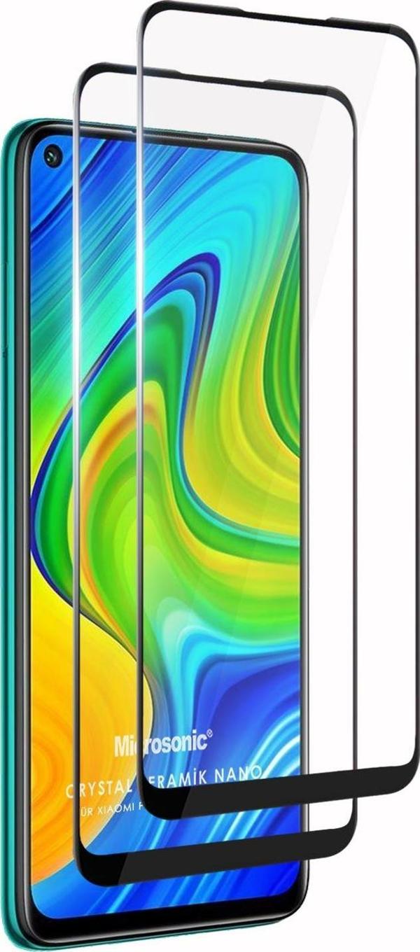Microsonic Xiaomi Redmi Note 9 Crystal Seramik Nano Ekran Koruyucu Siyah (2 Adet) - Image 1