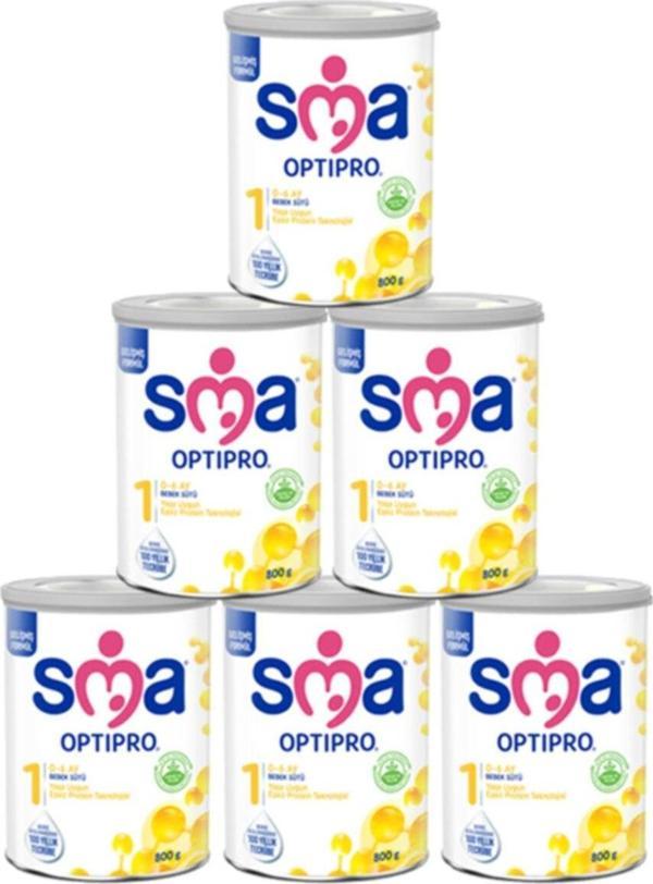 Sma Optipro 1 Probiyotik Bebek Sütü 800 Gr 6 Adet - Image 1