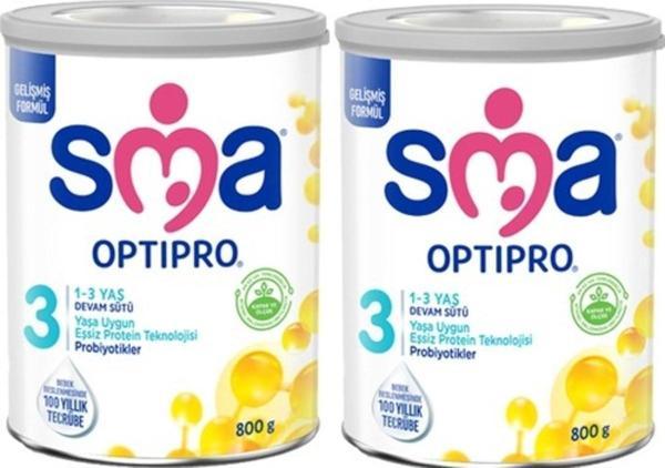 Sma Optipro 3 Probiyotik Bebek Sütü 800 Gr 2 Adet - Image 1
