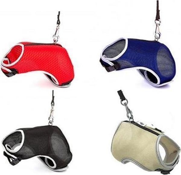 Doggie KCT havalı kumaş kedi göğüs tasma takımı M KAMUFLAJ - Image 1