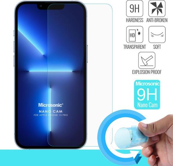Microsonic Apple iPhone 13 Pro Nano Glass Cam Ekran Koruyucu - Image 1