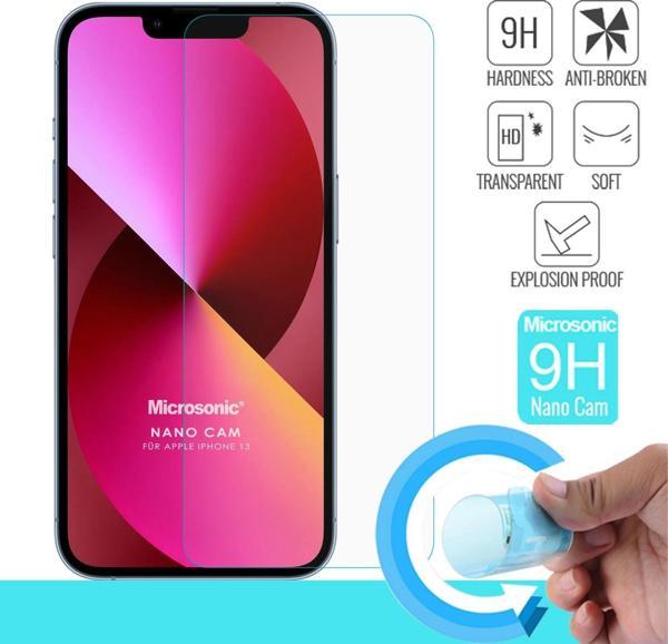 Microsonic Apple iPhone 13 Nano Glass Cam Ekran Koruyucu - Image 1