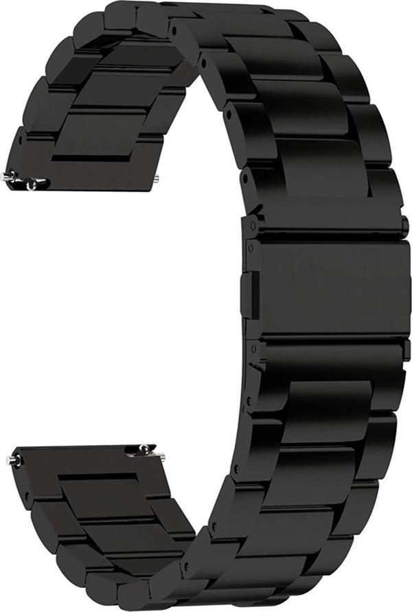 Microsonic Samsung Galaxy Watch 6 Classic 47mm Metal Stainless Steel Kordon Siyah - Image 1