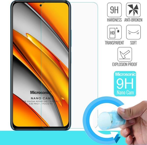 Microsonic Xiaomi Poco F3 Nano Glass Cam Ekran Koruyucu - Image 1