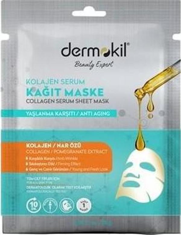 Dermokil Kağıt Kolajen Nar Maske Serum  - Image 1
