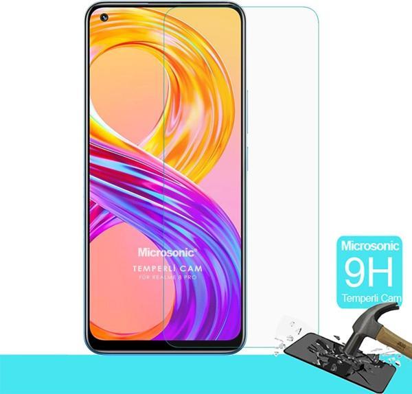 Microsonic Realme 8 Pro Tempered Glass Cam Ekran Koruyucu - Image 1