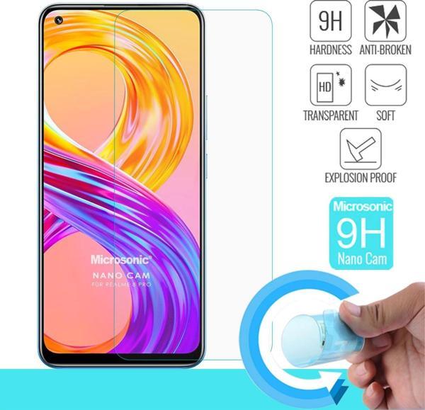 Microsonic Realme 8 Pro Nano Glass Cam Ekran Koruyucu - Image 1